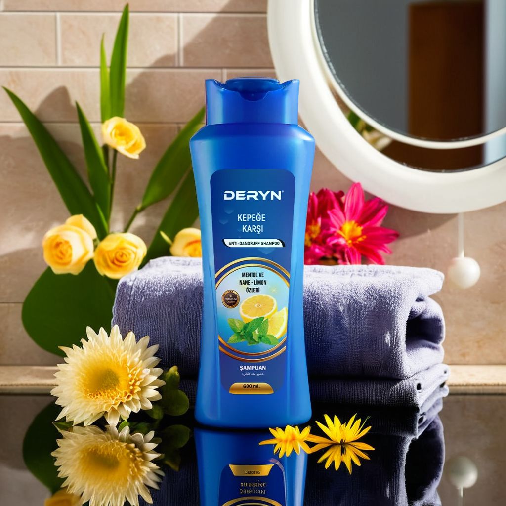 Deryn 600 ml Kepeğe Karşı Şampuan - Sağlıklı ve Canlı Saçlar İçin